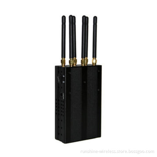 6-Band Powerful, GPS, Wi-Fi, Portable Mobile Signal Jammer Breaker